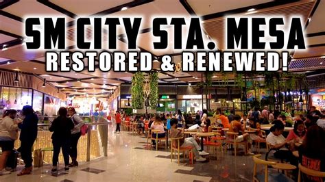 [4K] Mas Pinaganda at Pinabagong SM CITY STA. MESA MALL .